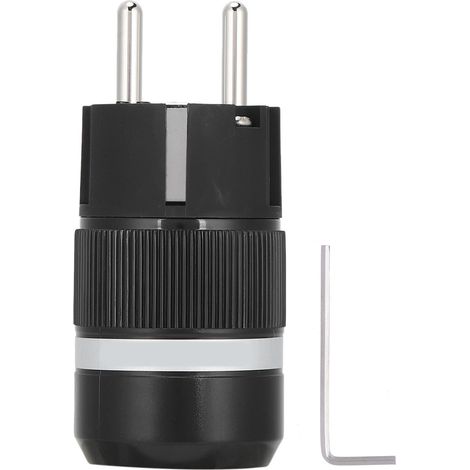 Monosaudio-iec-stecker Aus Reinem Kupfer Mit Rhodiumbeschichtung, Stecker 100–250 V E100r