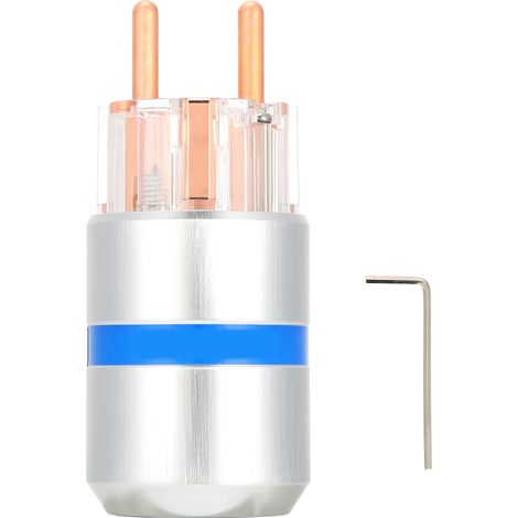 Mono-audiostecker Aus Reinem Kupfer Für Netz- Und Hifi-anschlüsse, 100–250 V, Stecker E107