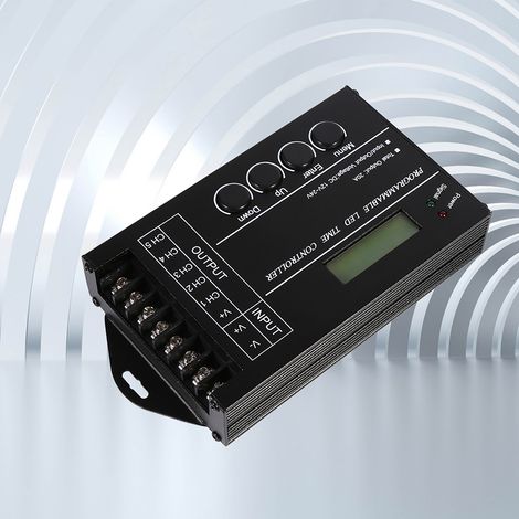 Programmierbarer 5-kanal-led-controller 20a Dc 12/24v Mit Usb-kabel, Cd Und Farbanpassung