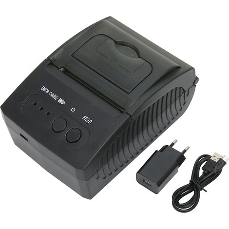 Abs-thermodrucker Mit Drahtloser Verbindung, Usb-anschluss Und 5v/1a-netzteil, Schnelles 48mm/s-druckwerkzeug Für Rechnungen Und Belege, 100-240v Kompatibel.