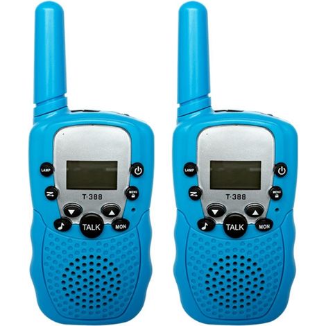 Kinder-walkie-talkie – 2 Stück, 3 Km Reichweite, Verschiedene Farben