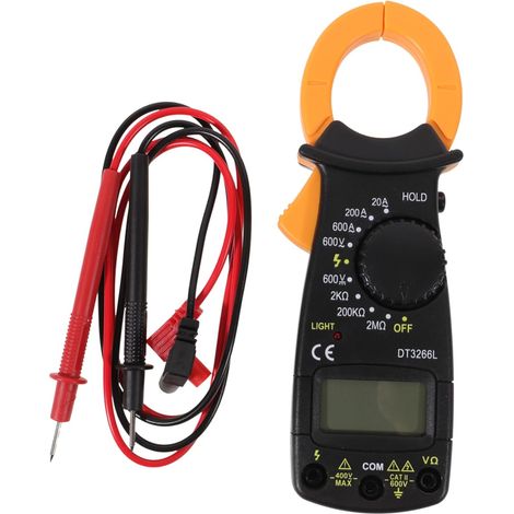 Digitales Multimeter Mit Stromzange, Amperemeter Mit Stromzange, Voltmeter, Ohmmeter, Wattmeter, Spannungsmonitor