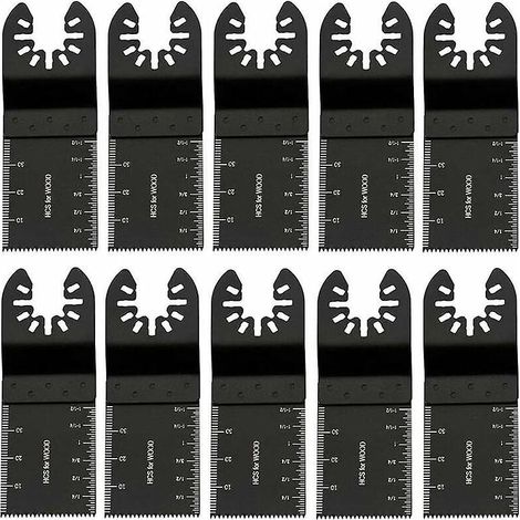 10-teiliges Oszillationssägeblatt-set, Multifunktionswerkzeug-set Für Holz, Metall Und Kunststoff, Universal-rührklingen, Zubehör Für Multifunktionswerkzeuge