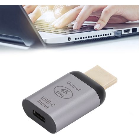 Usb-c-auf-4k-60hz-hd-multimedia-interface-adapter Mit Aluminiumgehäuse – Videokonverter (usb-c-buchse Auf Usb-stecker)