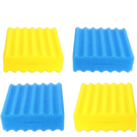 Universelle Ersatzfilterschwämme, Kompatibel Mit Sunsun Teichfiltern Cbf-200t, Cbf-350, Cbf-350b, Cbf-350c Und Cbf-550. 2-in-1-biofilterschwamm Für Zierteiche Und Sauberes Wasser.