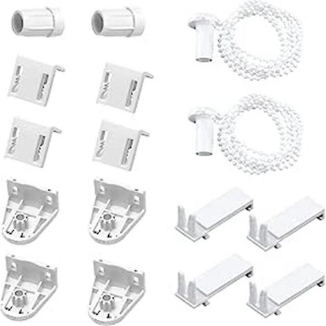 16-teiliges 17-mm-ersatzteil-befestigungsset Für Doppelrollos, Verdunkelungsrollos Und Rollos