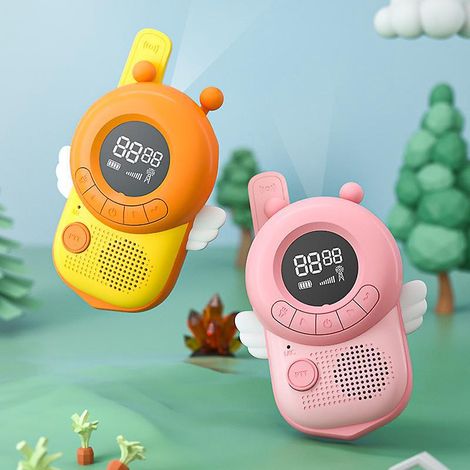 Walkie-talkie-spielzeug Von Modeling Bees Mit Sprechkanälen, Lcd-bildschirm, 3 Km Reichweite, Hd-klangqualität Und Eingebauter Taschenlampe