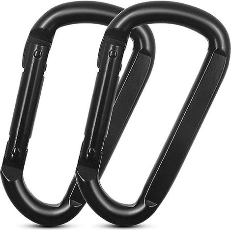 Stück Kletterkarabiner, D-förmige Kletterkarabiner, Karabiner Mit Automatischer Verriegelung, Karabinerhaken Für Bergsteigen Und Wandern
