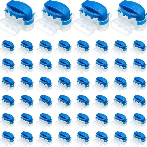 3-poliger Verriegelungsstecker, 22–14 Awg Selbstabisolierende Kabel Für Mähroboter Und Bewässerungssysteme, 60-teilige Packung