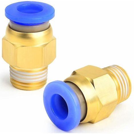 Stück 6 Mm Rohraußendurchmesser X 1/8 Bsp Außengewinde Gerade Steckverbinder (pc6-01)