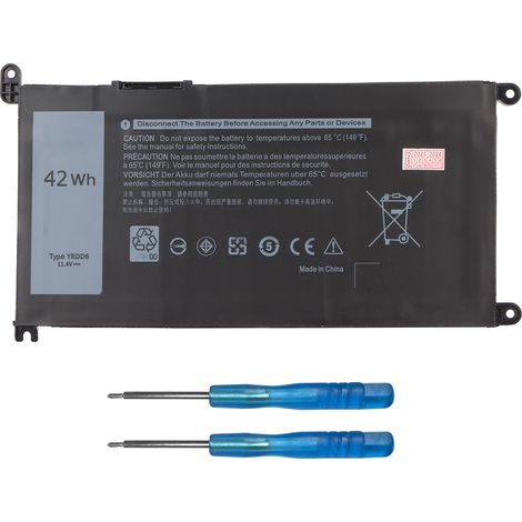 Yrdd6 42wh Laptop-akku, Kompatibel Mit Dell Inspiron 15 3000/5000, Vostro 3491/5481/5490, Modelle P93g001, Vm732, 1vx1h, P93g