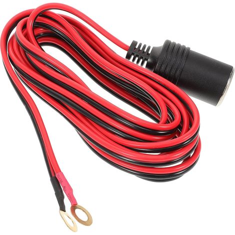 Toyandona 12/24v Schnellanschlusskabel Für Autobatterien, Zigarettenanzünder-steckerverlängerung Kompatibel Mit Autobatterieladegeräten, Elektrisches Zubehör Für Die Kfz-zündanlage, Verwendung
