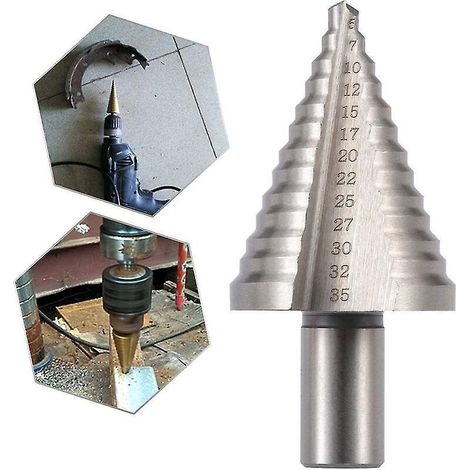 Hss-bohrfutter-etikett, Titan-dreieck-rundgriff-kegelbohrer [13 Gewindebohrer: 5-35 Mm]