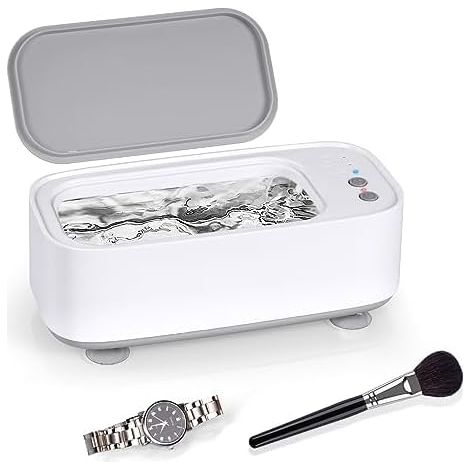 Ultraschallreiniger, Ultraschallreinigungsgerät Mit 3 Reinigungsmodi, 45000 Hz Ultraschallreinigungsmaschine Für Schmuck, Halsketten, Brillen Und Uhren