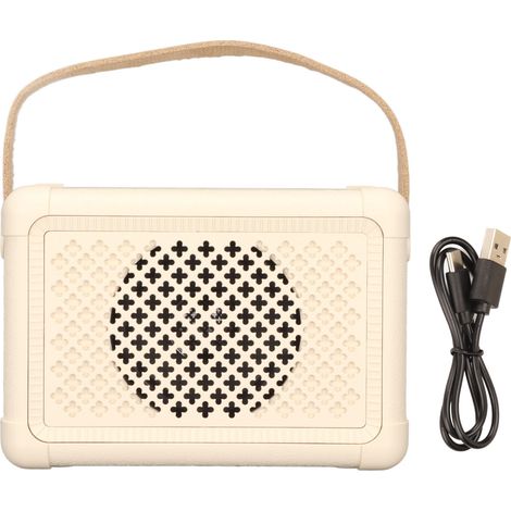 Vintage Tragbarer Mini-stereo-bluetooth-lautsprecher Für Strandpartys