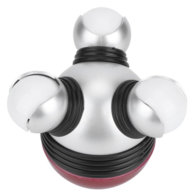 Mini-vibrationsmassagegerät Für Kopf, Nacken Und Beine – Led-licht, Schmerzlinderung (rot)