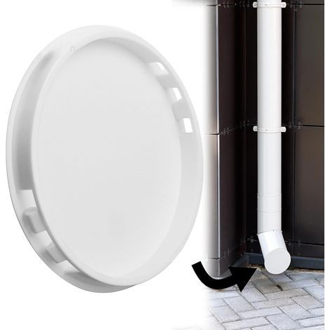 Kunststoff-rohrendkappe 100 Mm, Abwasserrohr-endkappe 100 Mm, Pvc-rohrkappe Für Rohre Mit 100 Mm Durchmesser