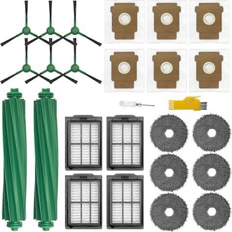 Pour Irobot Roomba Plus 405 Combo / 505 Combo Sweeping Machine Accessoires Main Side Brosse Serpillière Filtre Dust Bags