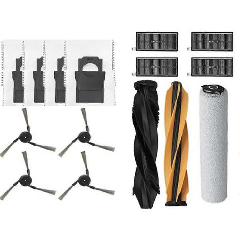 19 Pour Z60 Ultra Sweeping Machine Accessoires Main Side Brosse Serpillière Filtre Dust Bags