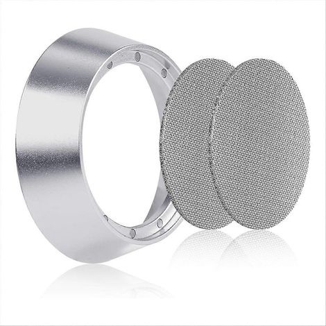54mm Espresso Dosing Funnel Puck Screen Kit Avec 2 Filtre