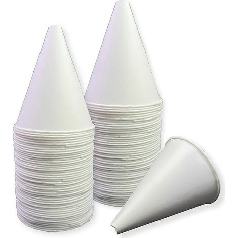 100 Pièces Papier Funnels Pour Motor Huile 6oz Disposable Engine Huile Funnels Pour Dispensers Filling Bouteille Funnel