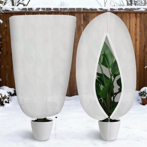 Large Anti-frost Winter Plant Protection Cover With Reusable Zip For Trees In Potted Olive Tree Palm Trees Outdoor Cover Wind Resistant