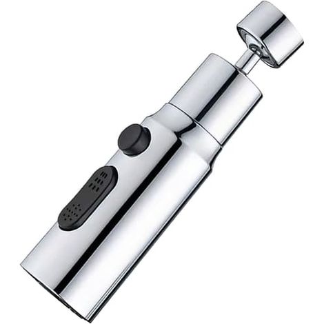 Faucet Nozzle - 360° Rotating Kitchen Faucet Silver