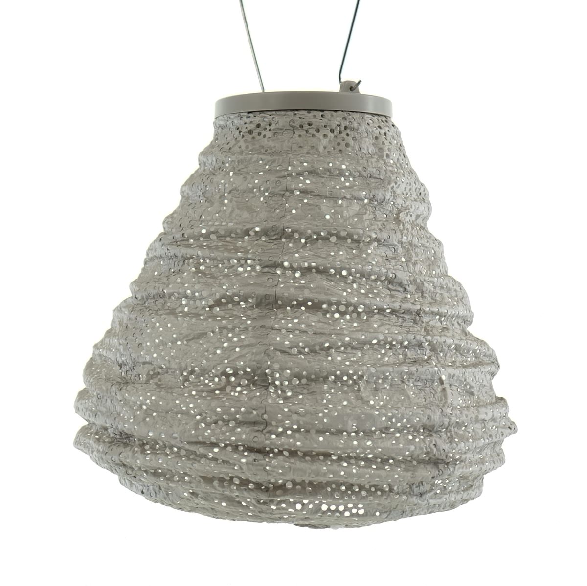 Lumiz Lampion Solarlampe Tulip 20 Topaze Light Taupe Helltaupe Ø 20 Cm - Tyvek®