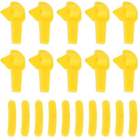 Reifenmontiermaschinenschutz – 20 Stück – Enten-einführungs- Und Entnahmekopf – Gelbe Reifenreparaturwerkzeuge