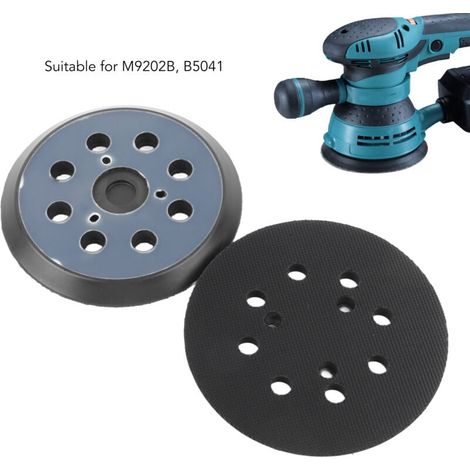Stück 125 Mm 8-loch Klett-ersatz-schleifteller Für Makita Bo M9202b Bo5041 Mt922
