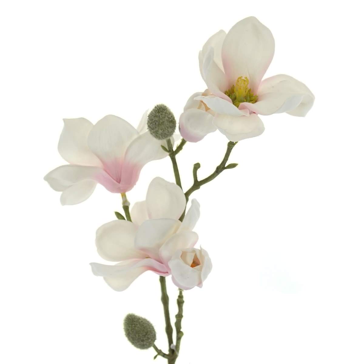 Dpi Magnolienzweig Weiß & Rosa 42 Cm - Kunstblumen