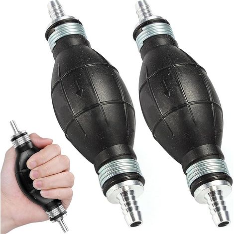 2 Stück Kraftstoffansaugpumpe Für Benzin/diesel 10 Mm, Handpumpe Zum Umfüllen Von Kraftstoff, Wasser Und Flüssigkeiten Für Auto/garten