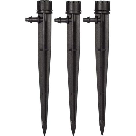 (50 Stück) Garten-bewässerungstropfer Für 4 Mm/7 Mm Rohr, 360 Grad, 8 Verstellbare Löcher, Mikro-durchfluss-bewässerungs-kit