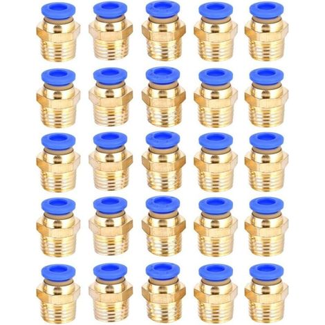 2er-pack 25 Schnellkupplungen G1/4 Pc6-02 Für Luftschläuche Und Druckluftwerkzeuge – Jusch