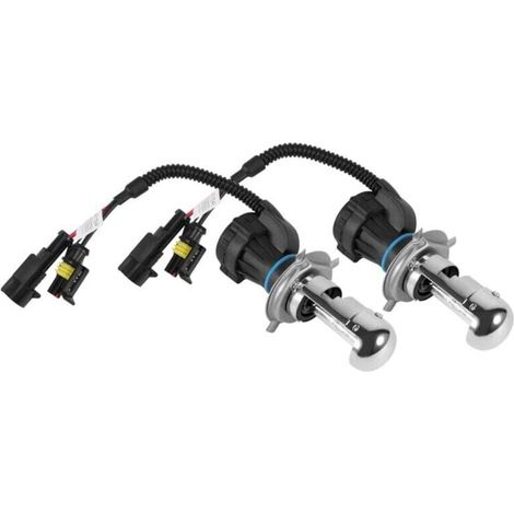 Ampoule H4 Bi Xenon Automatique Faisceau Haut Bas 55w 6000k Kit 2 Pièces