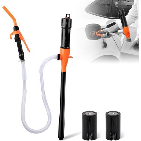 Pompe Für Flüssigkeitsförderung Mit Batteriestrom, Tragbare Elektrische Siphonpumpe, Vielseitige Handpumpe Für Fischbecken, Kraftstoff, Wasser Und Gas, 9,8 L/min