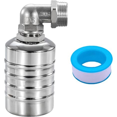 3/4" Vollautomatischer Schwimmerventil, Edelstahl 304 Wasserstandskontrollventil, Automatischer Wasserstandsregler Für Wassertanks, Pools, Wassertürme