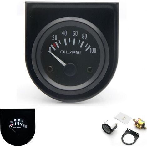Kfz-ölmanometer, Nachrüstung, 52 Mm, Öldruckmessgerät Für Kfz, 0–100 Psi, Ölmanometer Mit Sensoren, 12,0 V, Universelles Kfz-instrument, Fahrzeugzähler