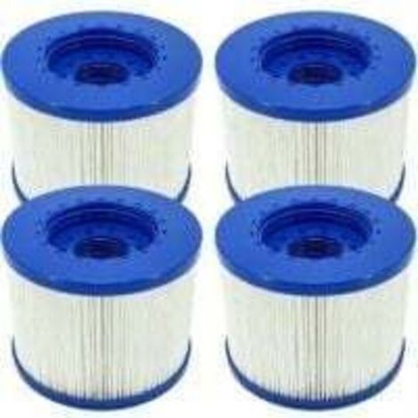 Schraubbare Spa-infinite-filter, Schraubfilterpatrone Für Aufblasbare Spas Ohne Schrauben 60 Mm, Filterpatrone Für Spa, Kompatibel Mit Cosy Spa, Clever Spa Und Weiteren – 4 Stück