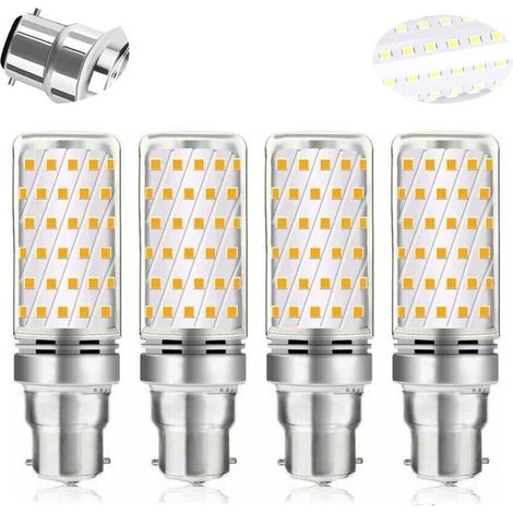 Led-birne Mais B22 16w Kaltweiß 6000k, Betterlife 1600lm, Ersatz Für Halogen 100w-120w, Ac 230v, Lampe Für Garage/studio, Nicht Dimmbar, 4er-pack