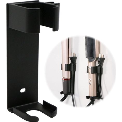 Wandhalterung Organizer – Aluminium-aufbewahrung Mit Kabelmanagement Und Aufkleber