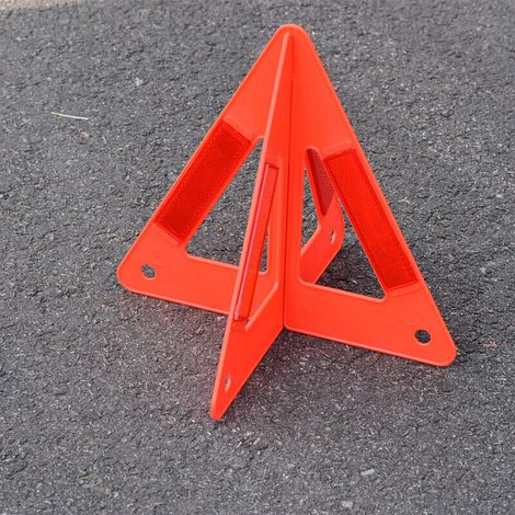Dreieck-warnsignal, Tragbares Warnsignal-dreieck Für Auto-pannen, Notfall, Reflektierendes Sicherheitswarnschild, Stopp-schild