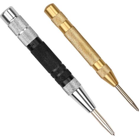 2 Stück Verstellbarer Locher Mit Feder, Automatische Zentrierung, Metall-werkzeug