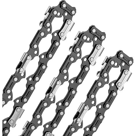 3er-set 20 Cm Kette 3/8lp, 33 Antriebsglieder, 1,1 Mm 043