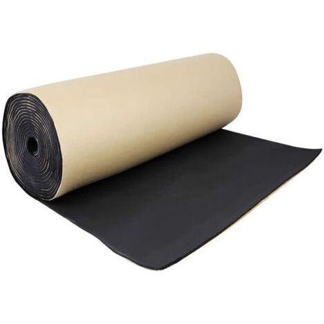 Schallisolierung, Auto-schalldämmung, Schalldämpfender Akustikschaum Mit Selbstklebefolie, Wärmeschutzschaum, 1 Rolle 100 Cm X 100 Cm, 3 Mm, Modell: Schwarz 14