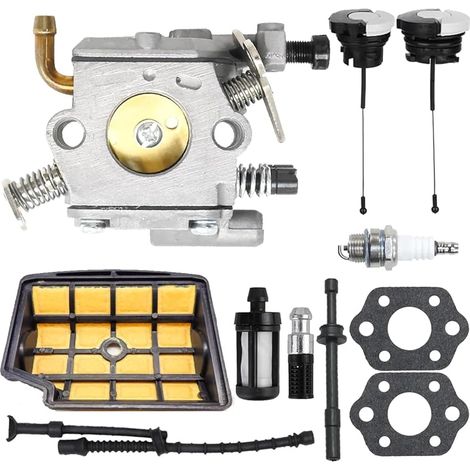 Ms200 Vergaser Für Stihl Ms200 Ms200t 020t 020 Kettensägen Vergaser, C1q-s126b Ersetzt 1129 120 0653, Ms200t Vergaser Mit Luftfilter, Zündkerze, Kraftstoffleitung