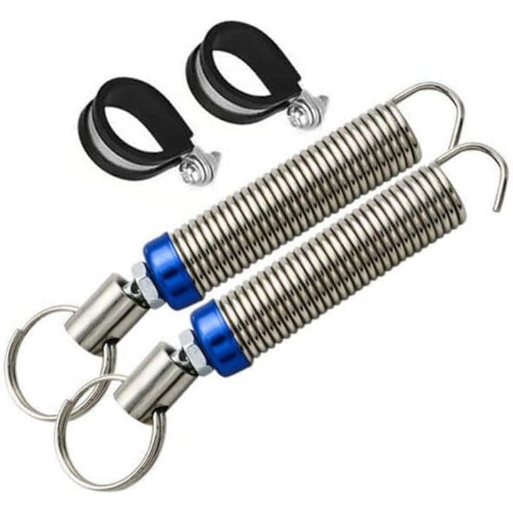 2er-set Federn Für Automatische Kofferraumöffnung, Verstellbare Länge 15–24 Cm, Edelstahl, Automatisches Hebesystem, Universell