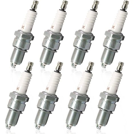 8 Stück Bpr5es Zündkerzen-kit Für Honda Gx160 Gx120 Gxv120 Gxv160 5hp 196cc Und Motoren, Passend Für Ngk 7734, Passend Für Torch F5rtc 98079-55846 (8)
