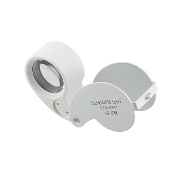 Led-beleuchtete Lupe, 40x, Mg21011 - 113453