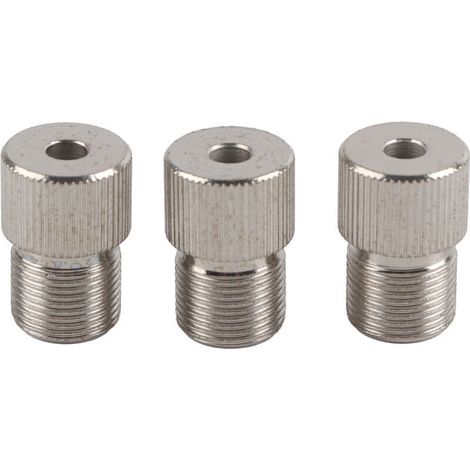 Manchon Adaptateur Pour Mandrin De Perceuse, 3 Pièces De 5 Mm, Accessoire Pour Foret De Perçage Pour Le Travail Du Bois, En Acier À Haute Teneur En Carbone, Pour La Maison Et Les Espaces Commerciaux